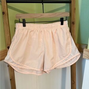 Nike Women's Light Peach Athletic Shorts
